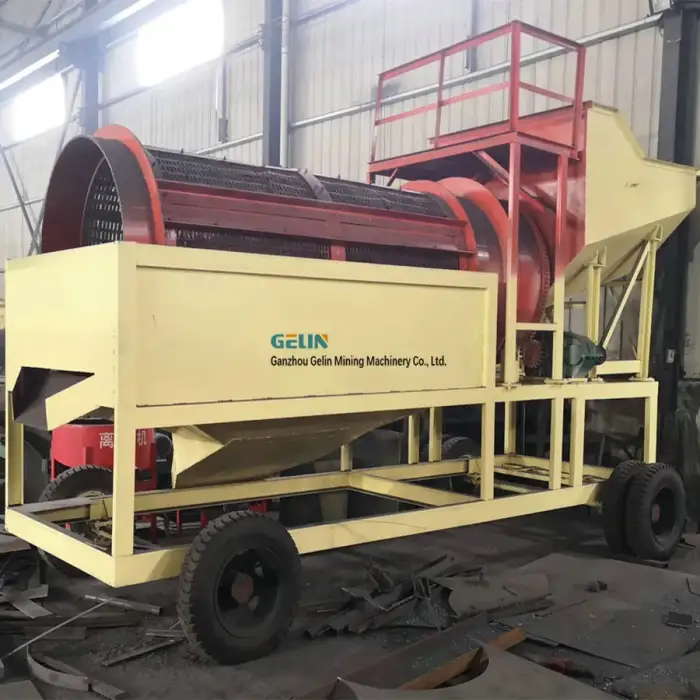 Gold Mining Equipment Portable Trommel Screen Mini Washing Plants