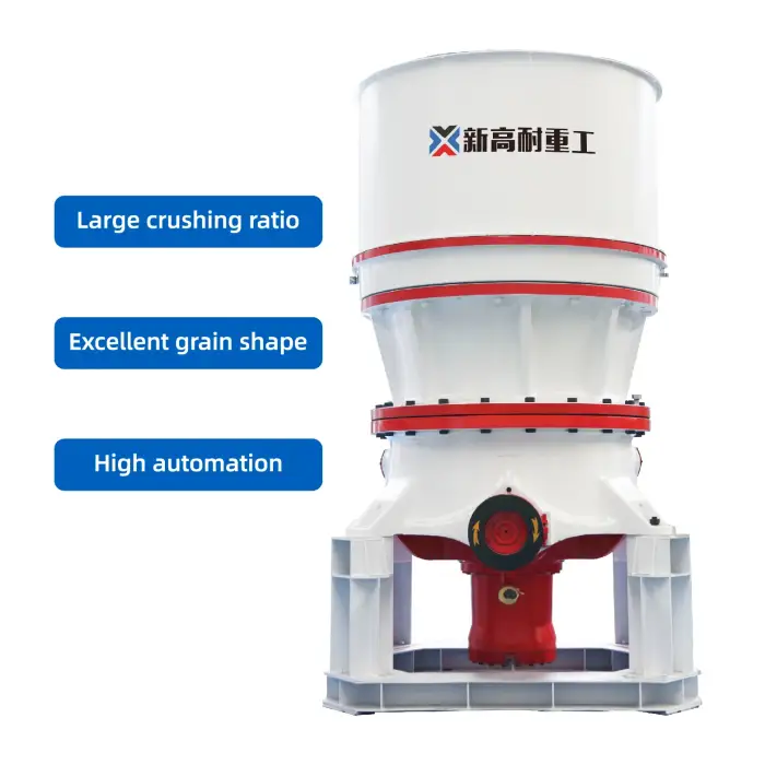 high efficiency basalt stone crushing production plant cone crusher machine