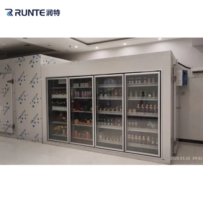 Supermarket Commercial Walk In Cooler Cold Room Cold Storage Freezer Container Cold Room