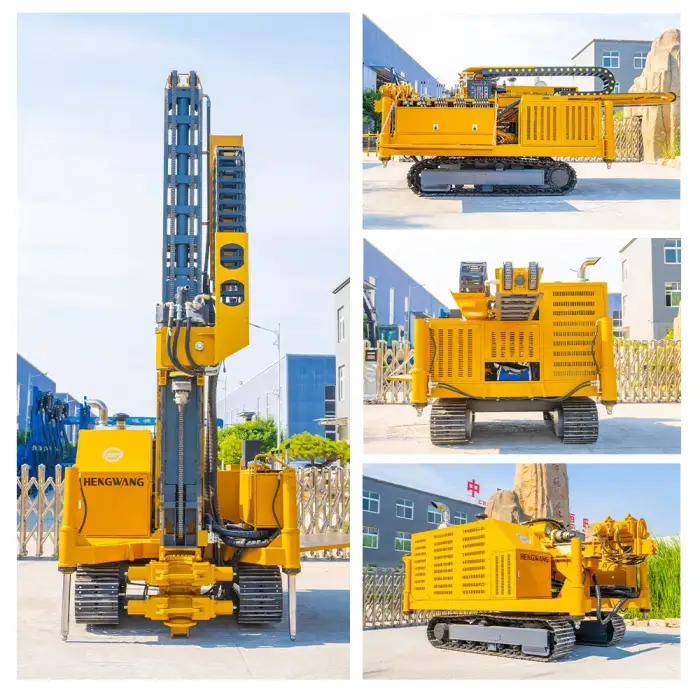 jet grouting pile Borehole drilling rig  Soil improvement construction drilling rig