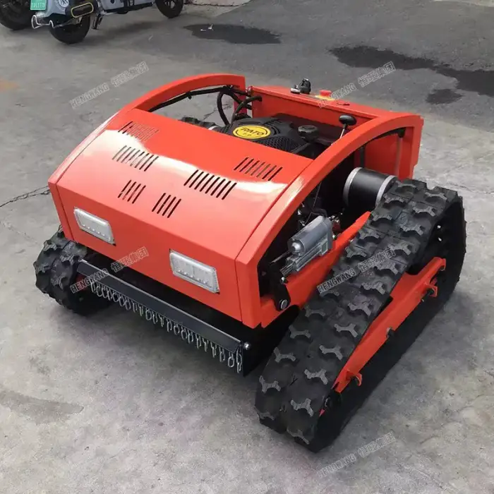 Mini High quality power garden Lawn mower hydraulic remote control tractor lawn mower with grass trimmer