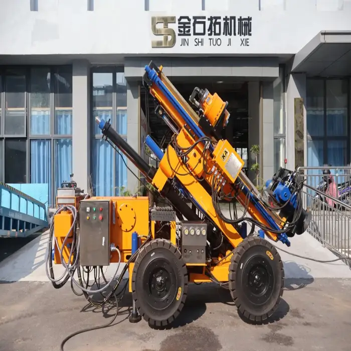 Hard Rock High Air Pressure Power Hydraulic DTH Mining Drill Rig For Tunnel Boring Quarry Underground Driving Machinery