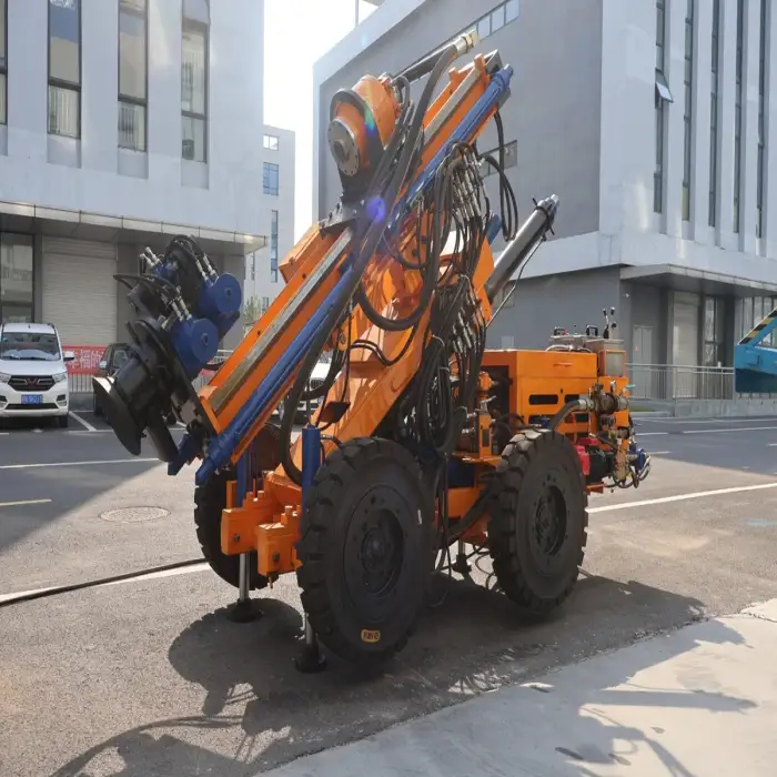 Hard Rock High Air Pressure Power Hydraulic DTH Mining Drill Rig For Tunnel Boring Quarry Underground Driving Machinery