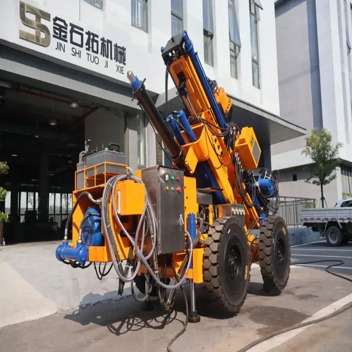 Hard Rock High Air Pressure Power Hydraulic DTH Mining Drill Rig For Tunnel Boring Quarry Underground Driving Machinery