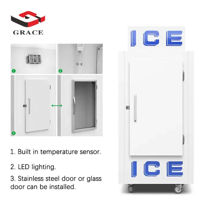 125L Commercial Restaurant Customized Cold Room Refrigerator Freezer Walk In Cold Room