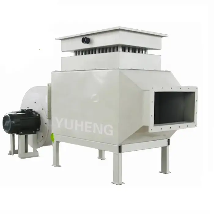 Industrial electric custom heat exchanger finned Process air duct heater with air blower