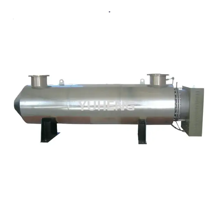 Industrial electric custom heat exchanger finned Process air duct heater with air blower