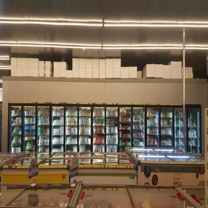 refrigeration equipment commercial freezer glass door for display walk in cooler freezer cold room for convenient store