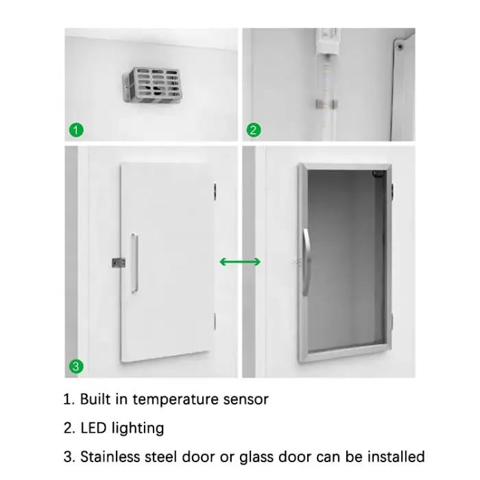 2 Doors Fridge Large Outdoor Bagged Ice Merchandiser Freezer 2.5 Meter High Refrigerators