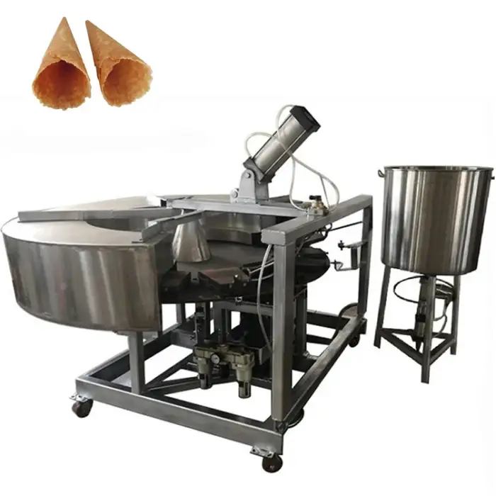 Commercial Ice Cream Waffle Cone Egg Roll Maker,Ice Cream Cone Make Machine