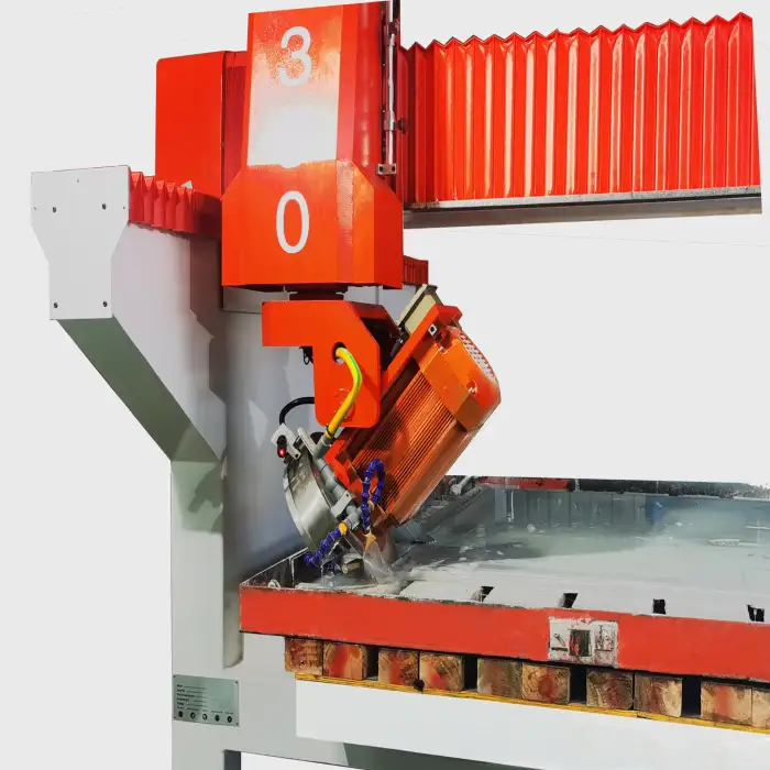 Automatic bridge saw cutting granite marble hot sale simple bridge saw cutting machine