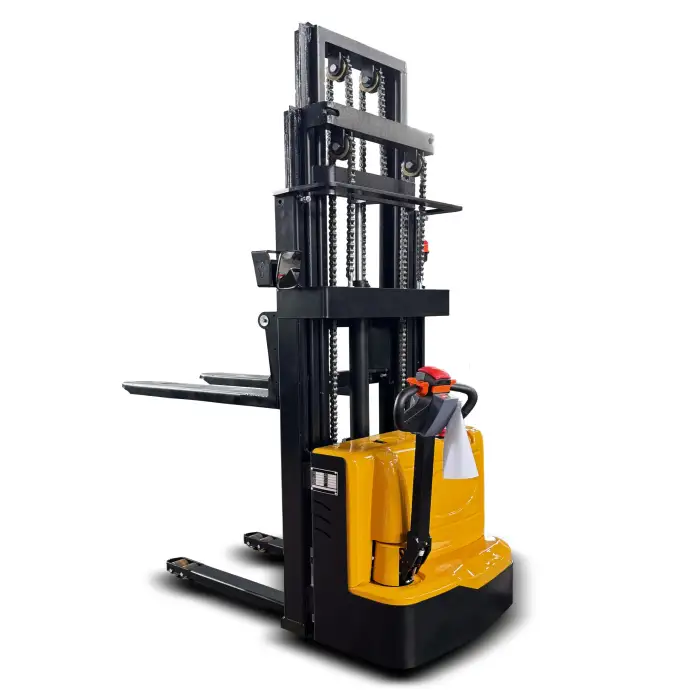 1.5t Height-Adjustable Electric Walkie Stacker for Workshop Efficiency