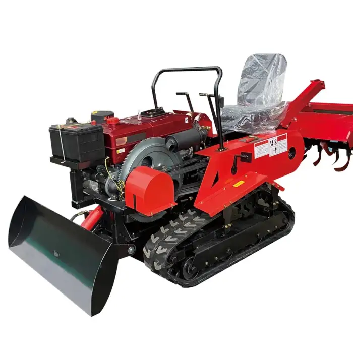 Agricultural Rotary Plough  Various Terrains Can Be Operated Tractor Dual-Use Rotary Tiller For Water And Drought