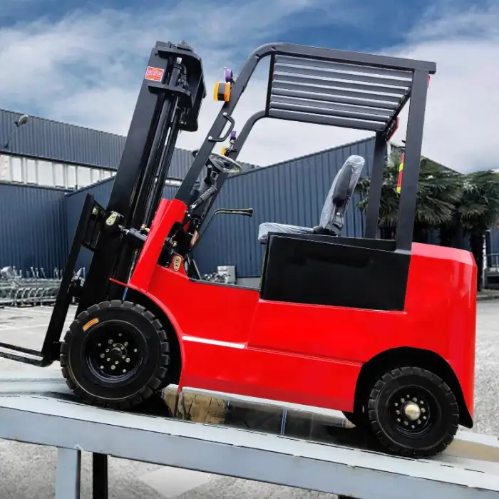 1500kg  1.5 Ton 2t 3000mm Lifting Height Economic Full Electric Self Lifter Pallet Stacker Forklift Trucks