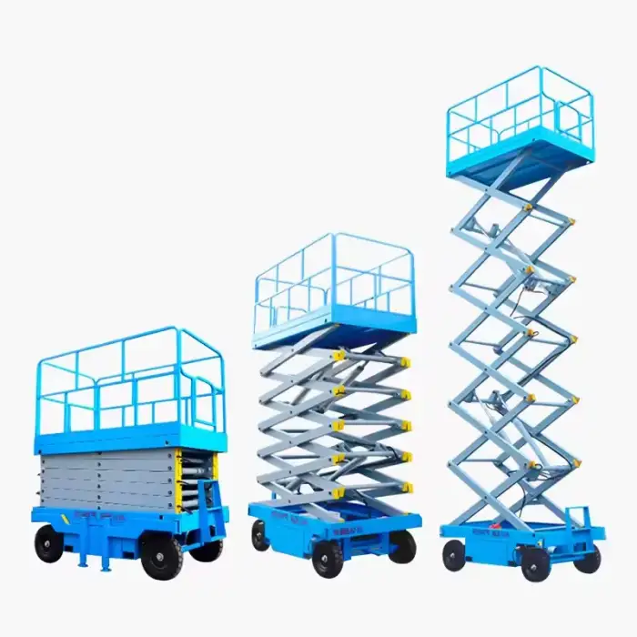 Vertical Scissors Lift Table Aerial Platform Stacker Aerial Scissor Type  Lifting Equipment