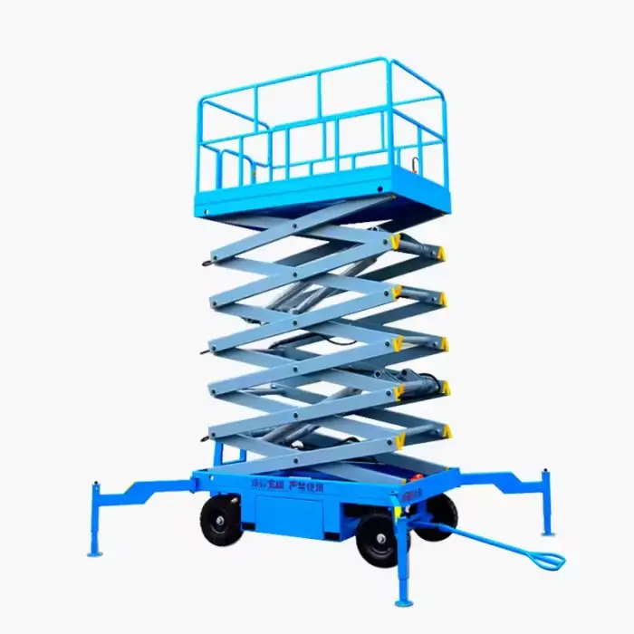 Vertical Scissors Lift Table Aerial Platform Stacker Aerial Scissor Type  Lifting Equipment