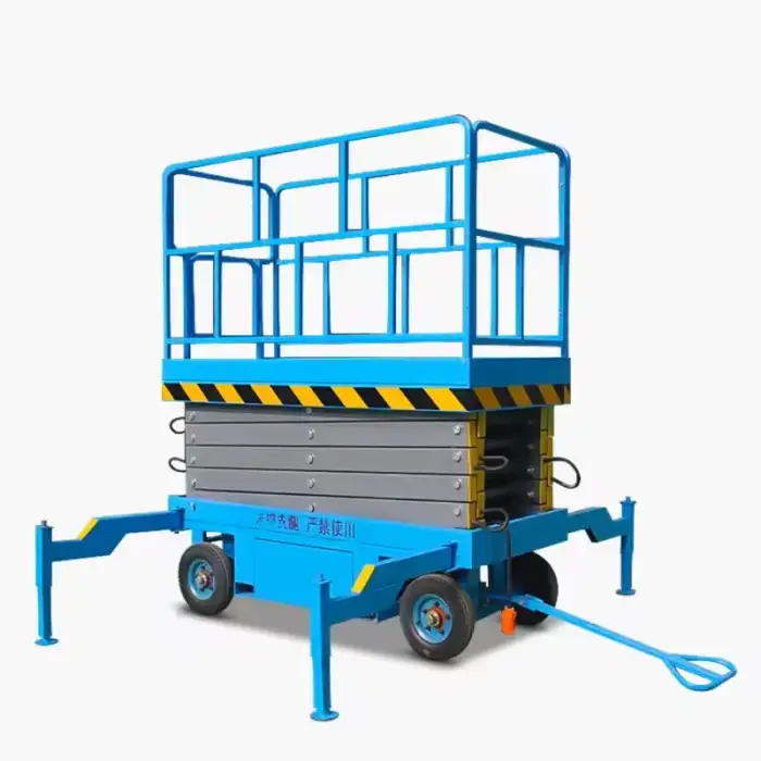 Vertical Scissors Lift Table Aerial Platform Stacker Aerial Scissor Type  Lifting Equipment