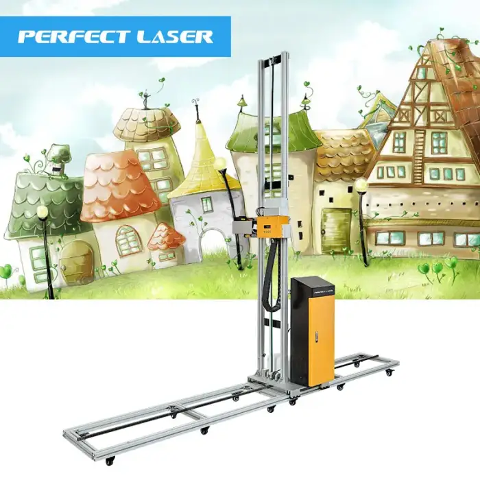 Perfect Laser automatic 3D Vertical Effect mural art wall Intelligent inkjet printer printing machine for painting on wall glass