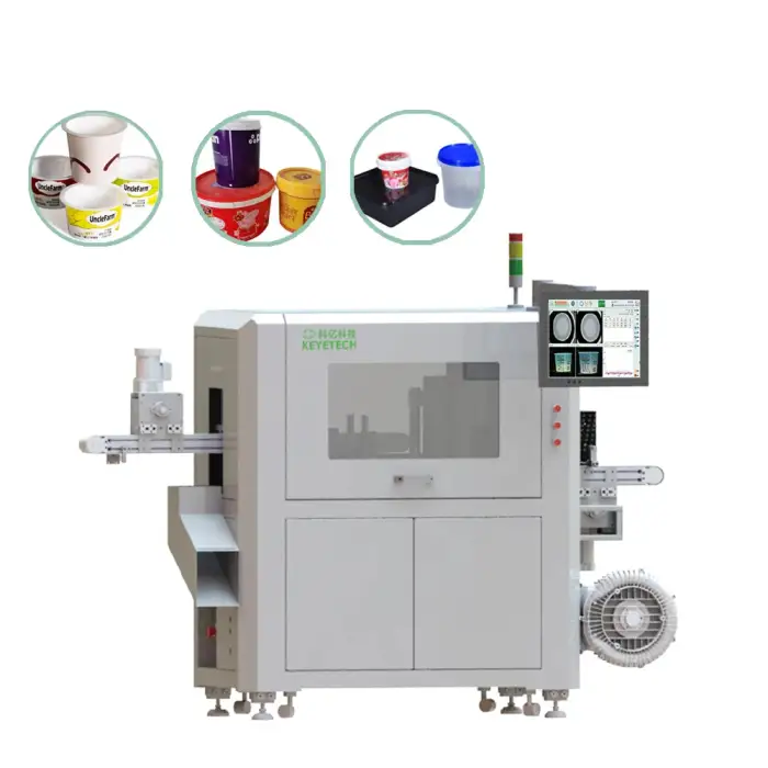 AI Algorithm Technology Automatic Plastic Material Printing Defect Inspection Machine