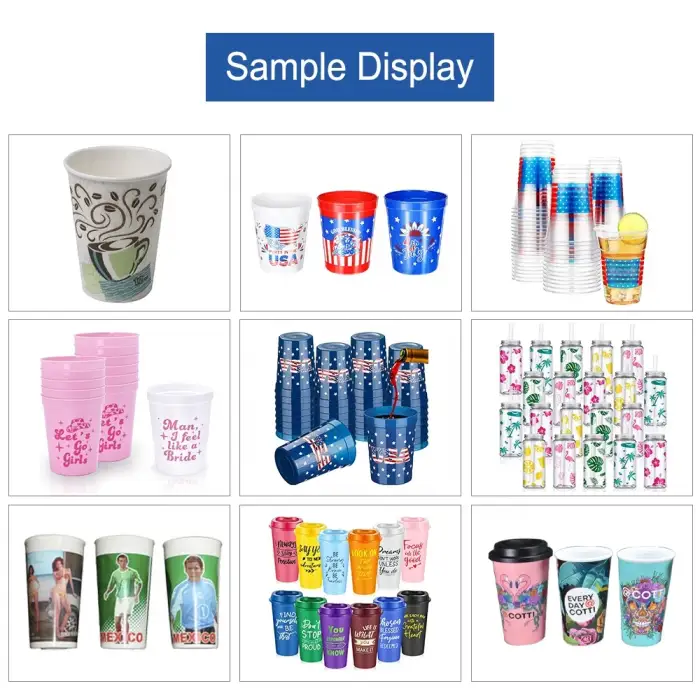 APM-9125H 9 colors cup printing machine for automatic plastic cups