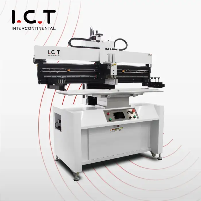 Large Capacity Semi Automatic Stencil Printer Semi Auto Solder Paste Printer Semi-auto SMT Stencil Printer Best Selling