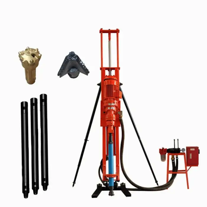 Customized Electric Hydraulic Portable DTH Water Well Drilling Rig Small Bore Well Drill Machine