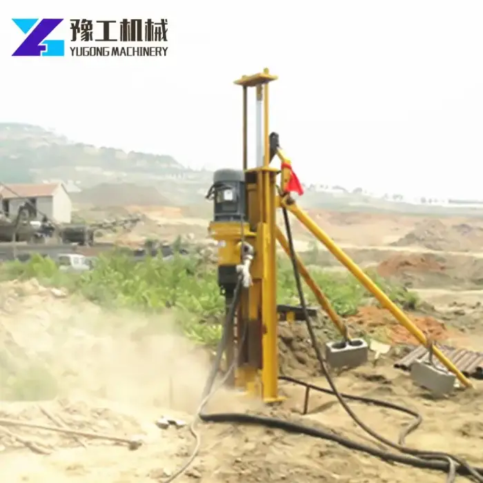 Customized Electric Hydraulic Portable DTH Water Well Drilling Rig Small Bore Well Drill Machine