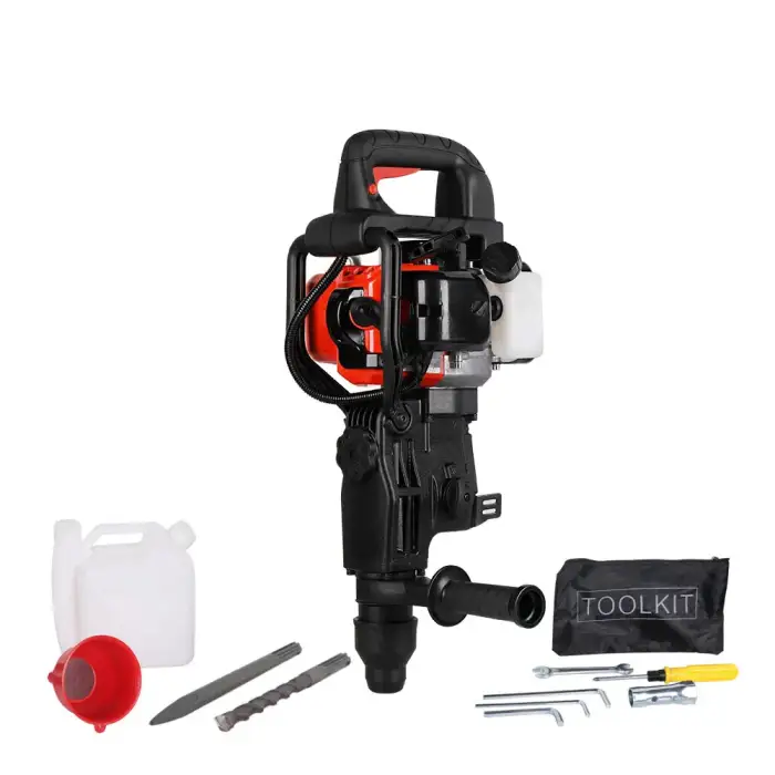 Handheld Hammer Drill Machine Petrol or Gasoline 2-stroke single-cylinder Demolition Hammer