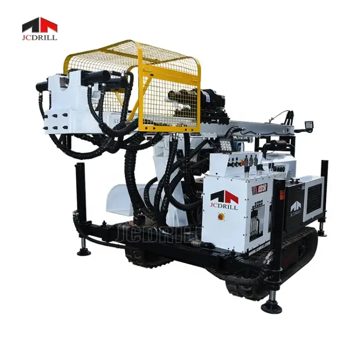 HQ,NQ,BQ 150m capacity crawler mounted hydraulic wireline diamond core drilling mining sample exploration drilling rig machine