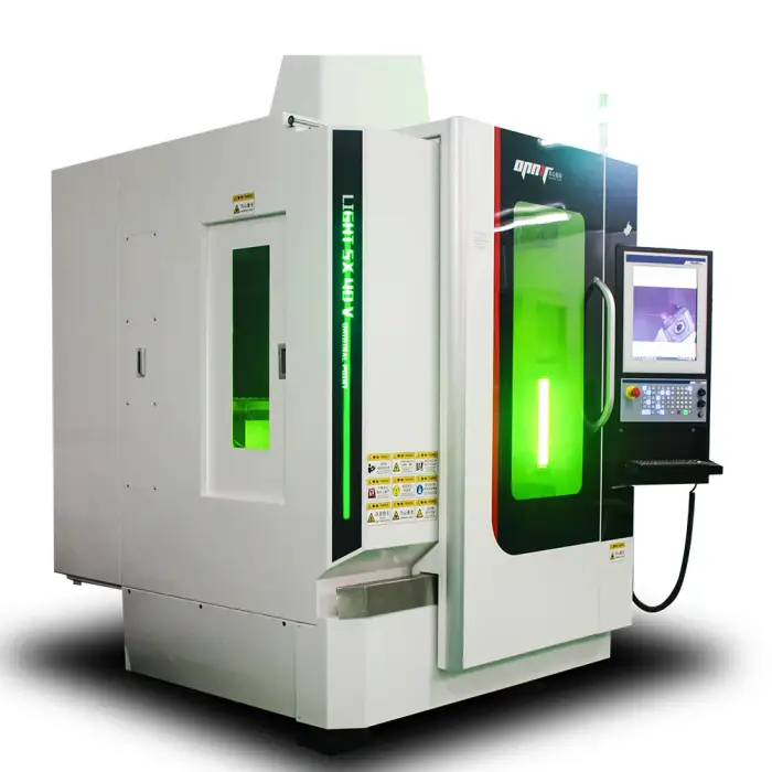 Diamond 3c tool 100w vertical five-axis laser processing center high-precision five-axis CNC laser machine tool