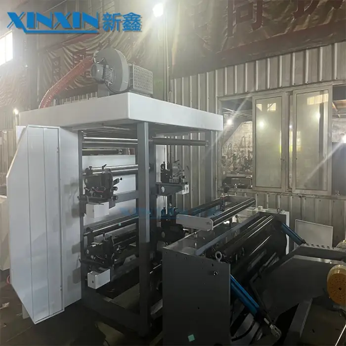 2 colors Flexo Printing Machine For FILM, PE,PP, NON-WOVEN,PAPER