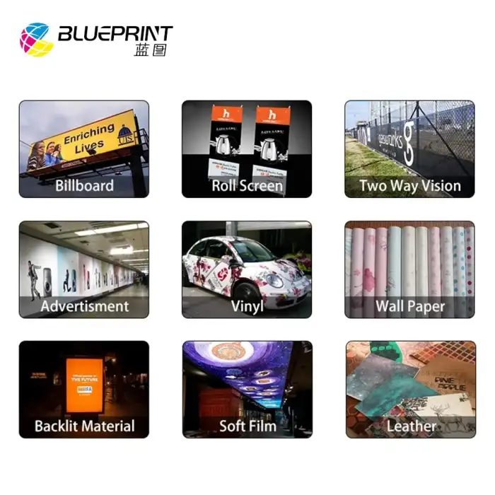 BLUEPRINT Brand new digital eco solvent blue print printing machine