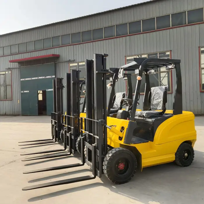 Electric 4 wheel forklift, high quality 2t 3ton forklift with lithium battery