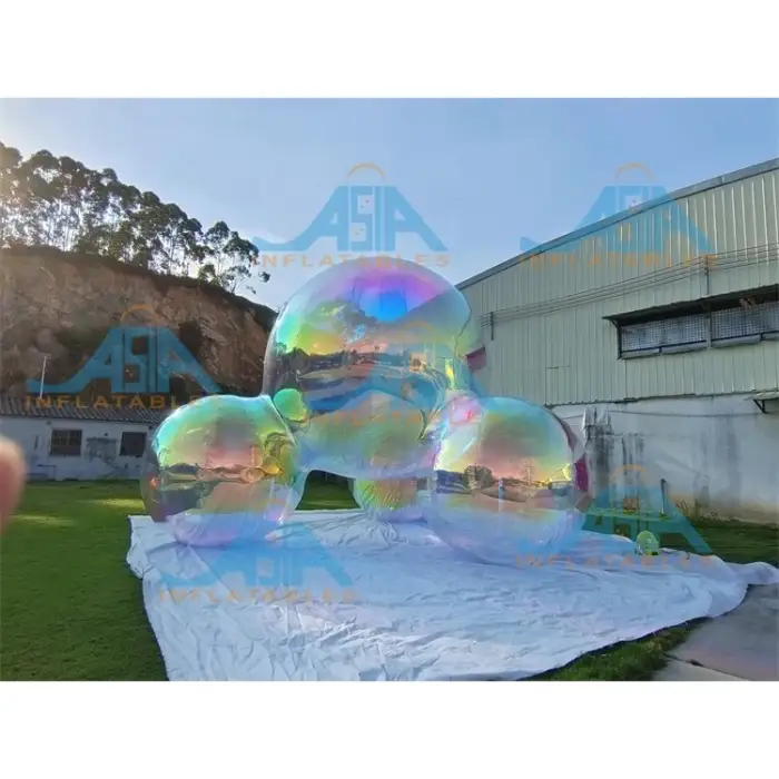 Customized Inflatable Mirror Ball Artwork Inflatable Art Installation