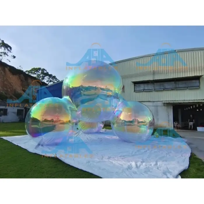 Customized Inflatable Mirror Ball Artwork Inflatable Art Installation