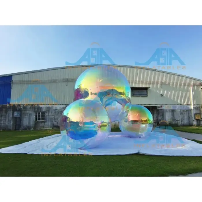 Customized Inflatable Mirror Ball Artwork Inflatable Art Installation