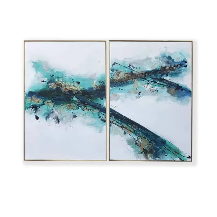 Simple Optical art decorative picture wall art handmade abstract canvas oil painting