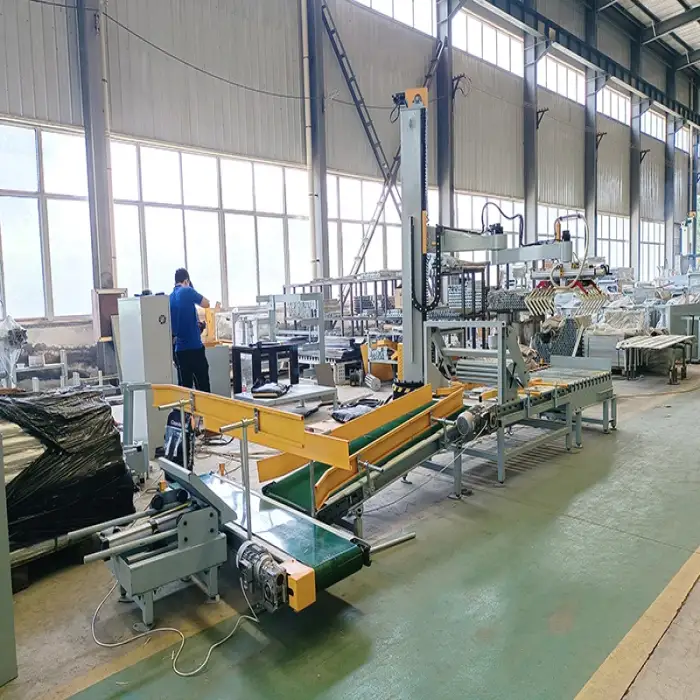 Automatic Industrial Robot Palletizing Cement Bag Palletizer Machine Robot Stacker Palletizer Stacking Machine For Box Pallet