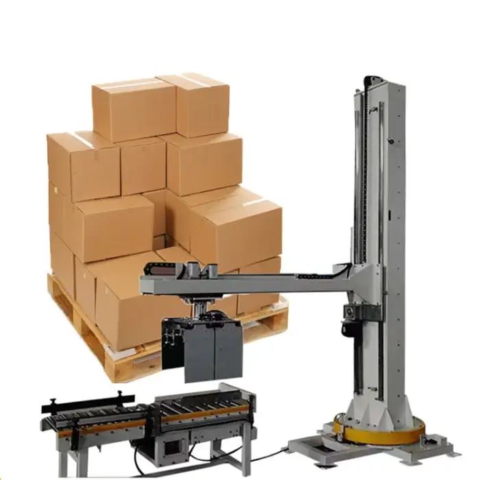 Small Robot Palletizer Machine Robot Stacker Palletizer Stacking Machine For Box