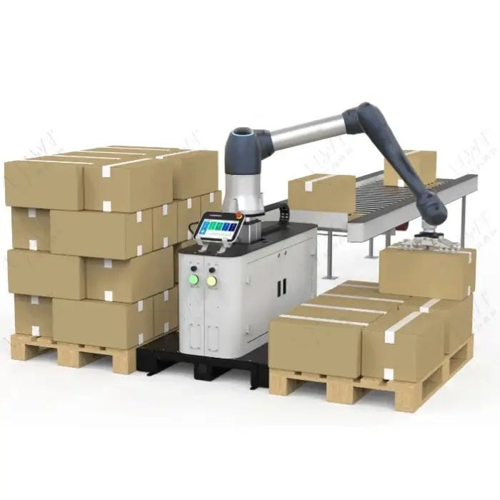 Automatic Robot Palletizing Stacking Machine Collaborative Robots Palletizer Carton Case Palletizer Robot Stacker