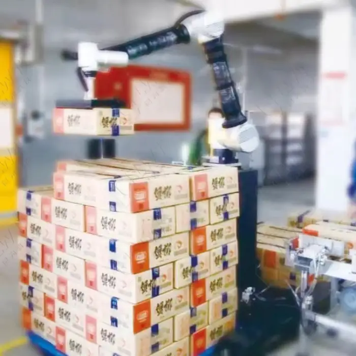 Automatic Robot Palletizing Stacking Machine Collaborative Robots Palletizer Carton Case Palletizer Robot Stacker