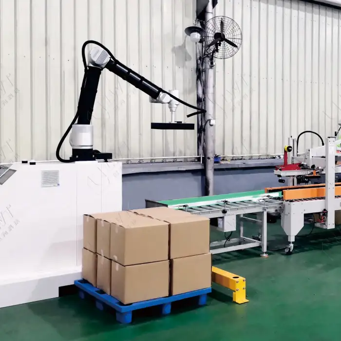 Automatic Robot Palletizing Stacking Machine Collaborative Robots Palletizer Carton Case Palletizer Robot Stacker