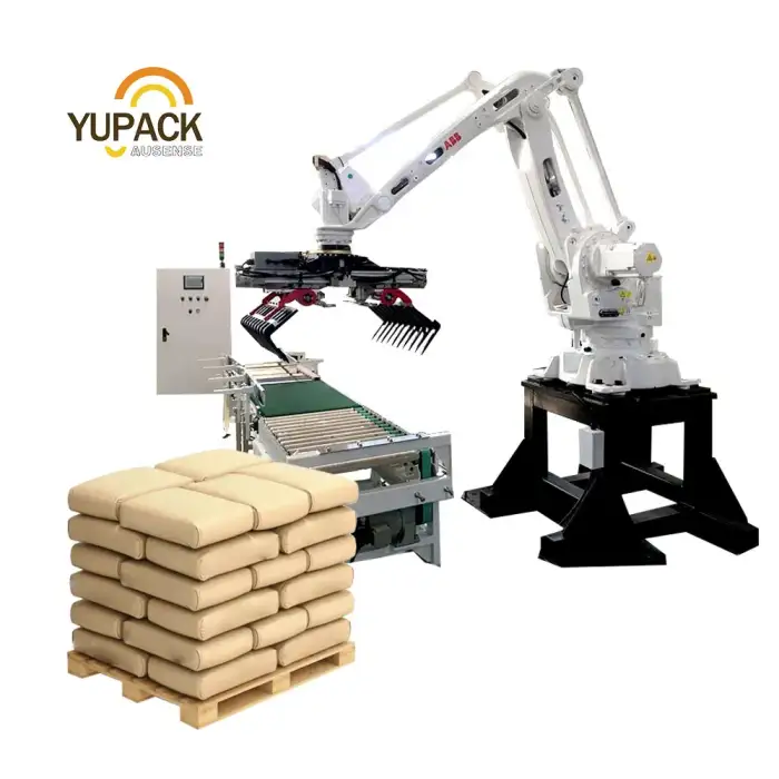 Automatic Robot Stacker for Animal Feed and Cement Bags