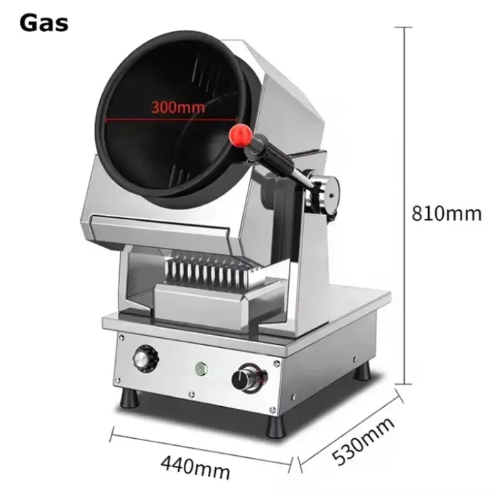 Multifunctional Automatic Smart Cookers Cooking Robot Thermo Food Mixers Blender Electric Gas Cooking Wok Pot