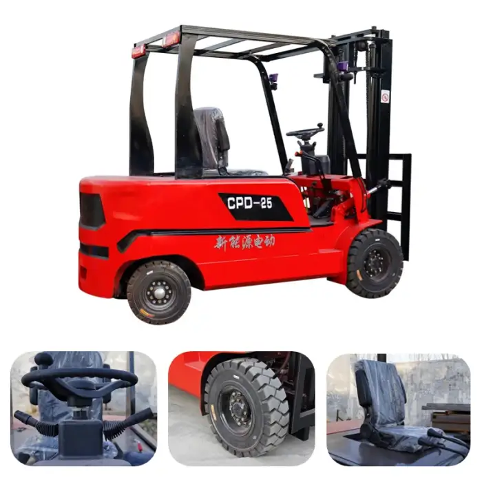 1 Ton Electric Four Wheel Forklift Truck