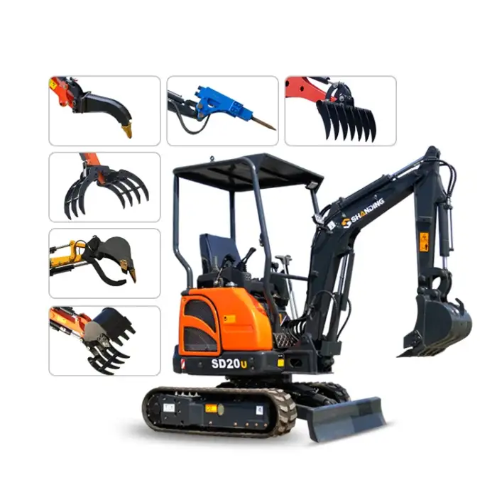 EPA mini Excavator 3.5 Ton Fast delivery Kubota Engine Crawler Digger Minibagger Farm Used 1 Ton Mini Excavator Machine