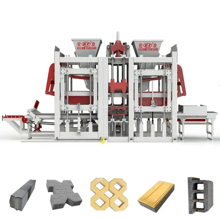 Concrete Paver Machine Automatic Hydraulic Block Making Machine Hollow Block Making Machine Price