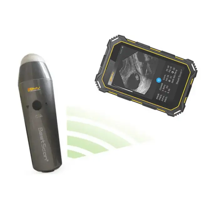 Pocket Wireless Mechanical Probe Portable Animal Veterinary Sonar System Veterinary Ultrasound Machine