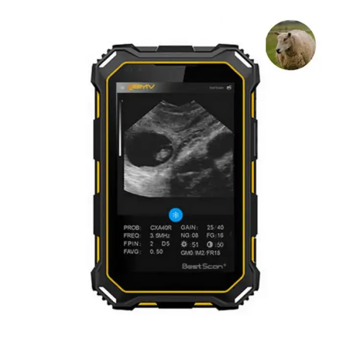 Pocket Wireless Mechanical Probe Portable Animal Veterinary Sonar System Veterinary Ultrasound Machine