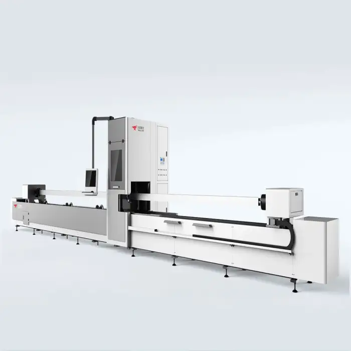 Metal Tube Raycus fiber Laser Cutting Machine 6000W Fiber TQL-F6000-3015WB-60G